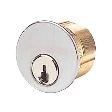 KABA ILCO Segal Brass-Plated Mortise Cylinder 7185FA1-03-KD